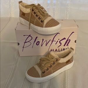 Blowfish Malibu Tan Sneakers with White Sole